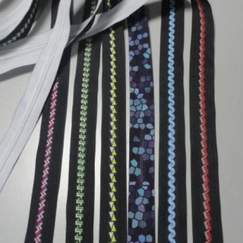 Zipper with print(heat transfer printing)